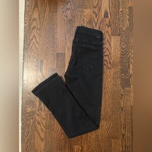 MOTHER Runaway Black Jeans